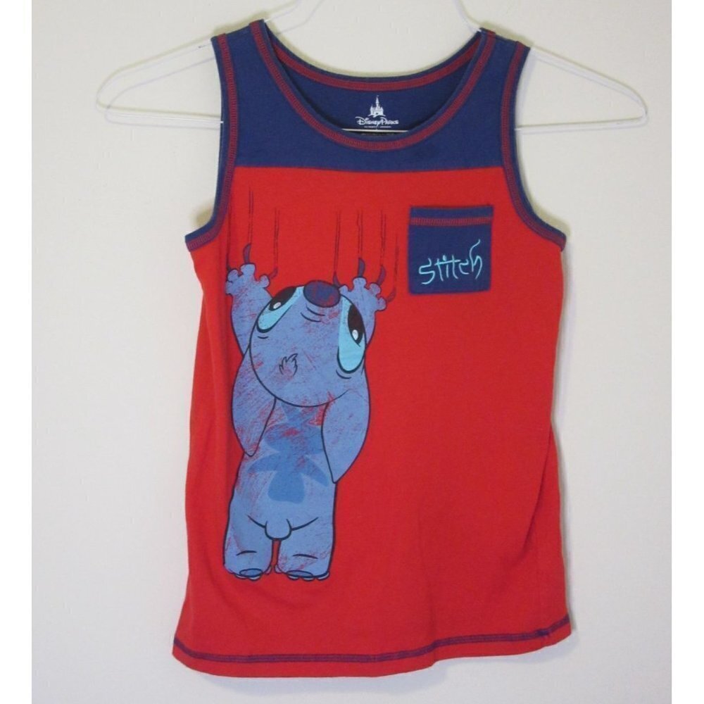 Disney Parks Stitch Graphic Tank Top Adult Small
